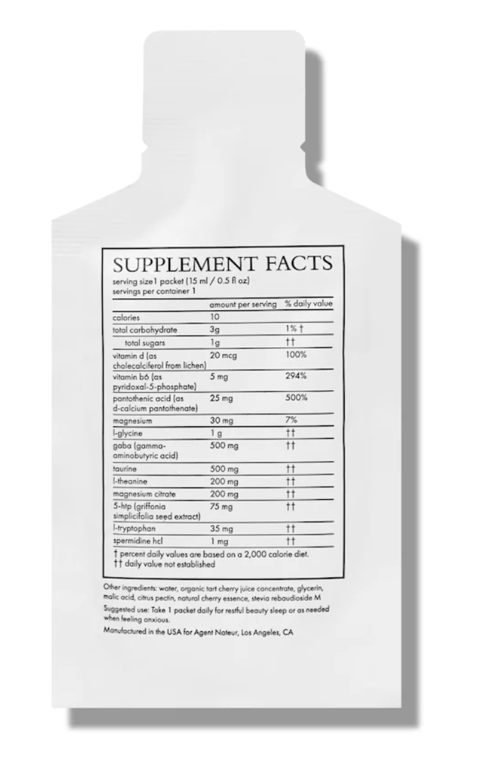 Calm (beauty) spermidine & taurine daily calming longevity supplement